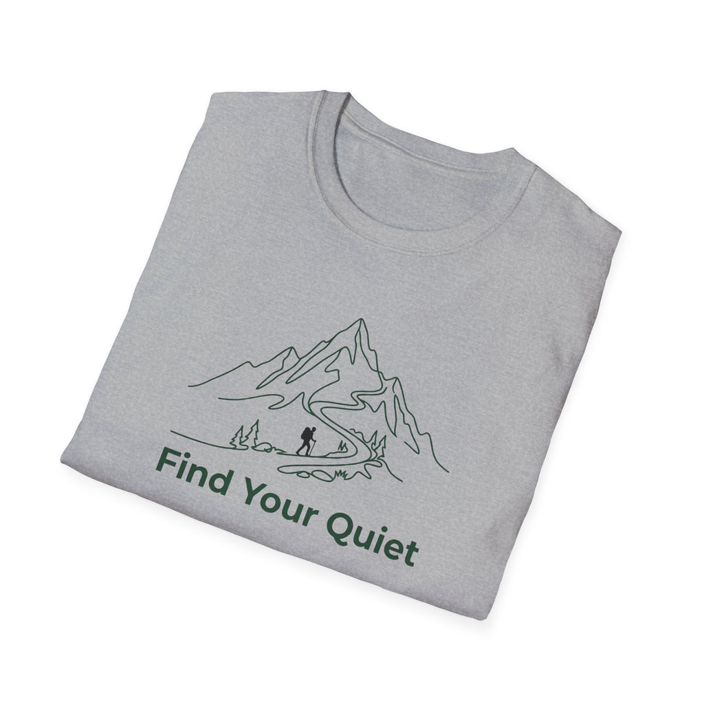 Find Your Quiet Minimalist Mountain T-Shirt