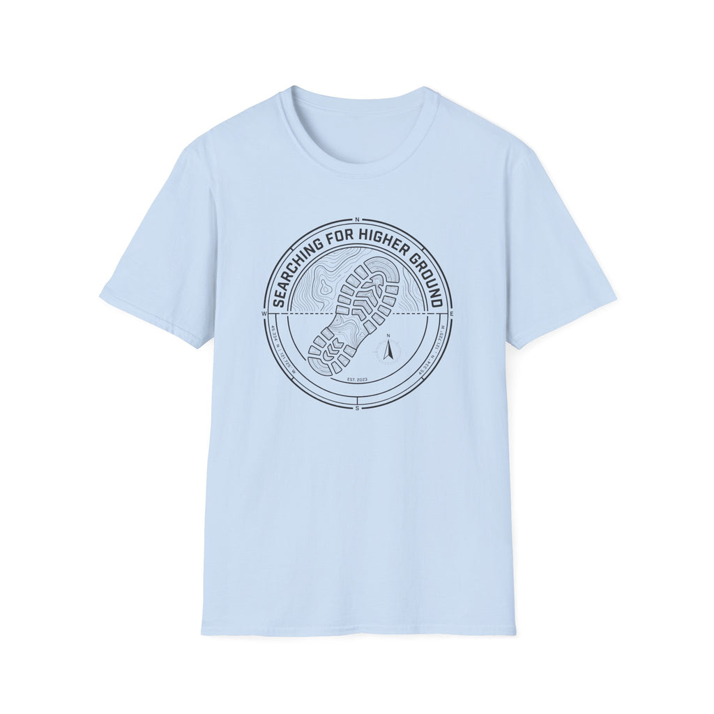 Searching For Higher Ground Topo T-Shirt