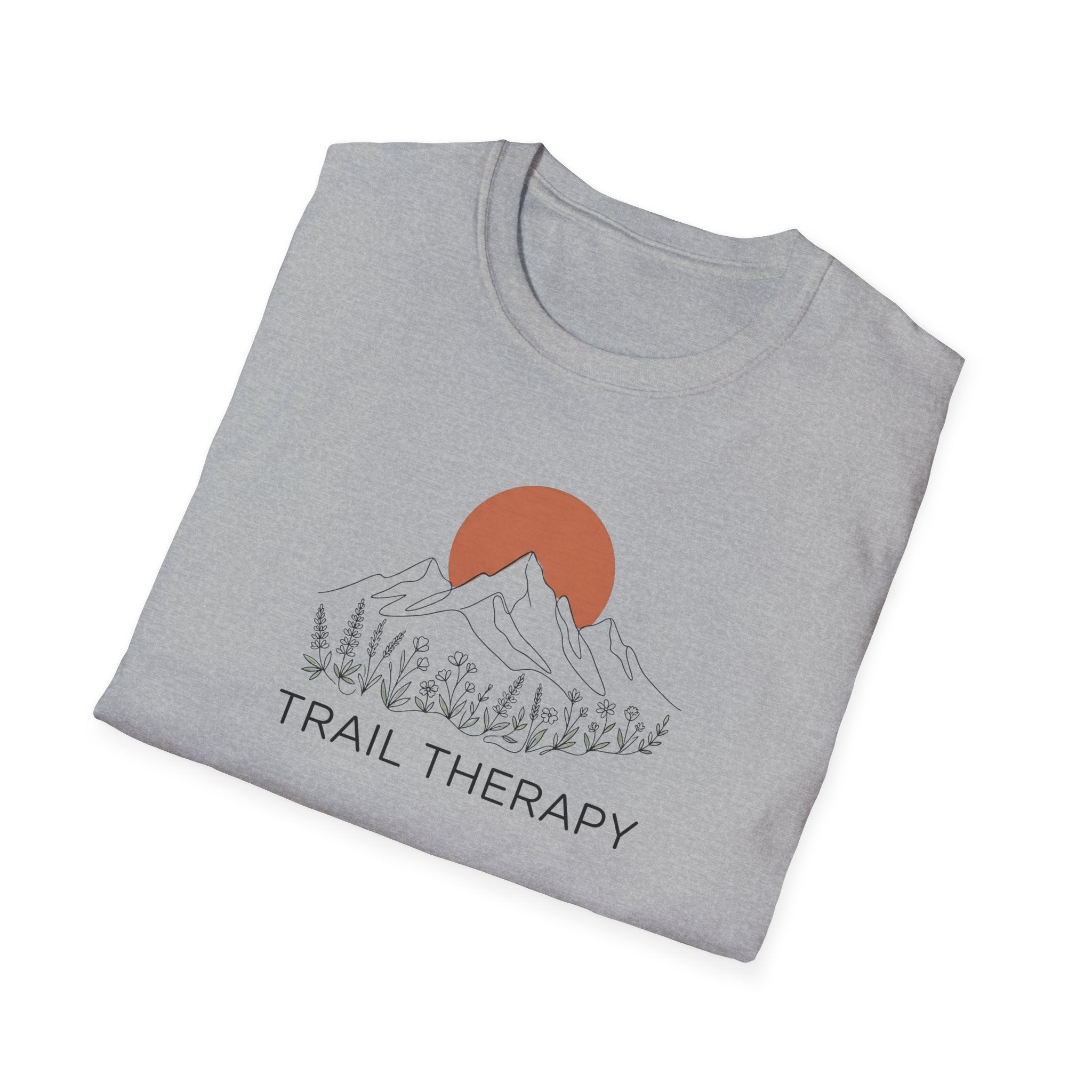 Trail Therapy Minimalist Botanical T-Shirt
