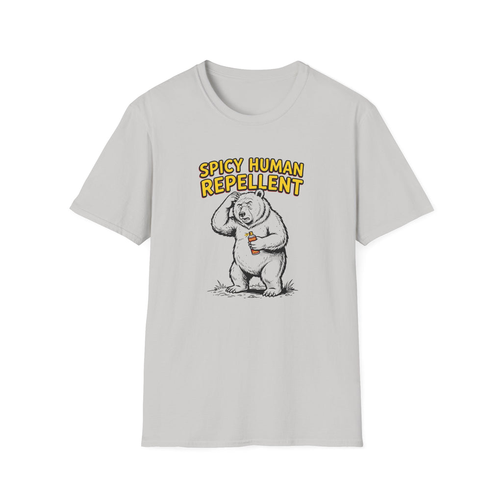 Spicy Human Repellent Funny Bear T-Shirt