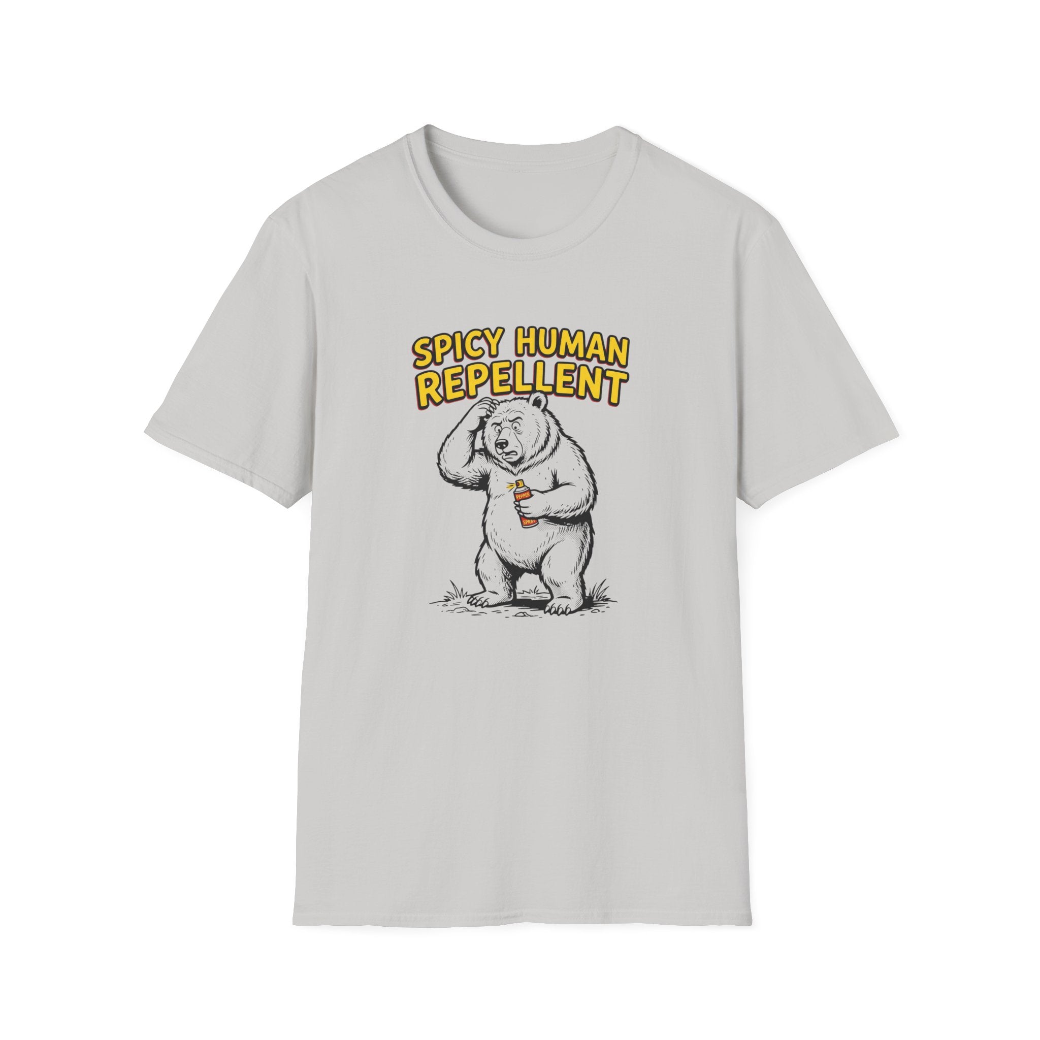 Spicy Human Repellent Funny Bear T-Shirt