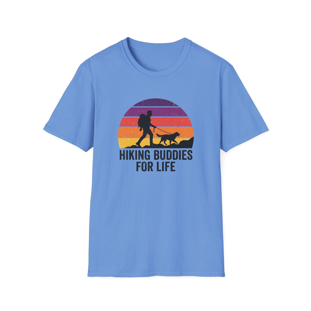 Hiking Buddies For Life Retro Sunset T-Shirt