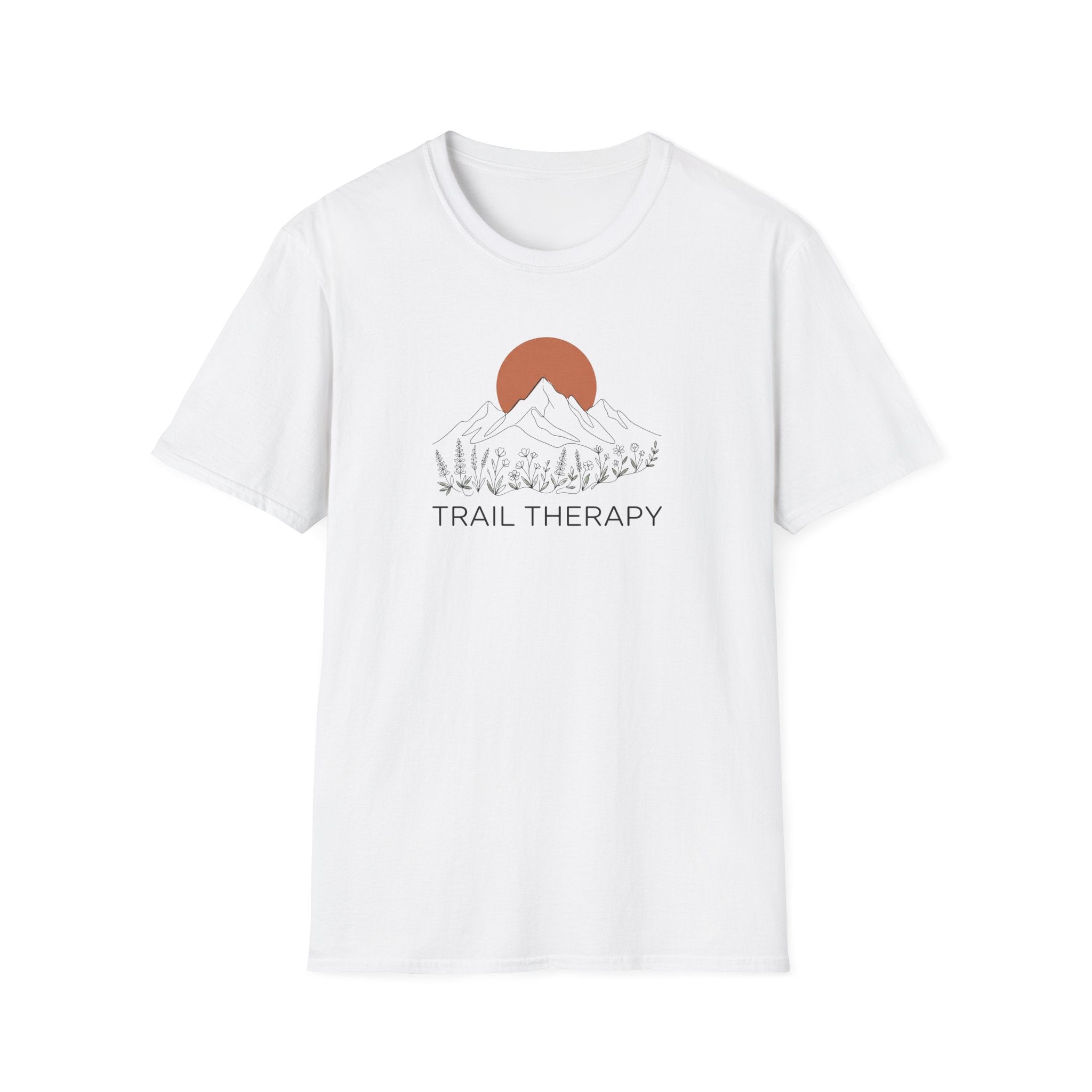 Trail Therapy Minimalist Botanical T-Shirt