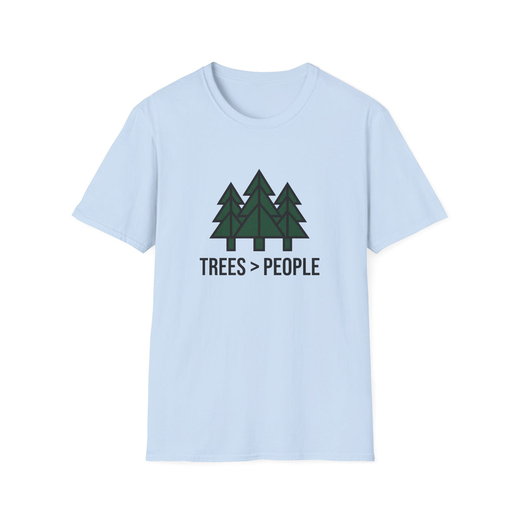 Trees > People Minimalist Pine T-Shirt