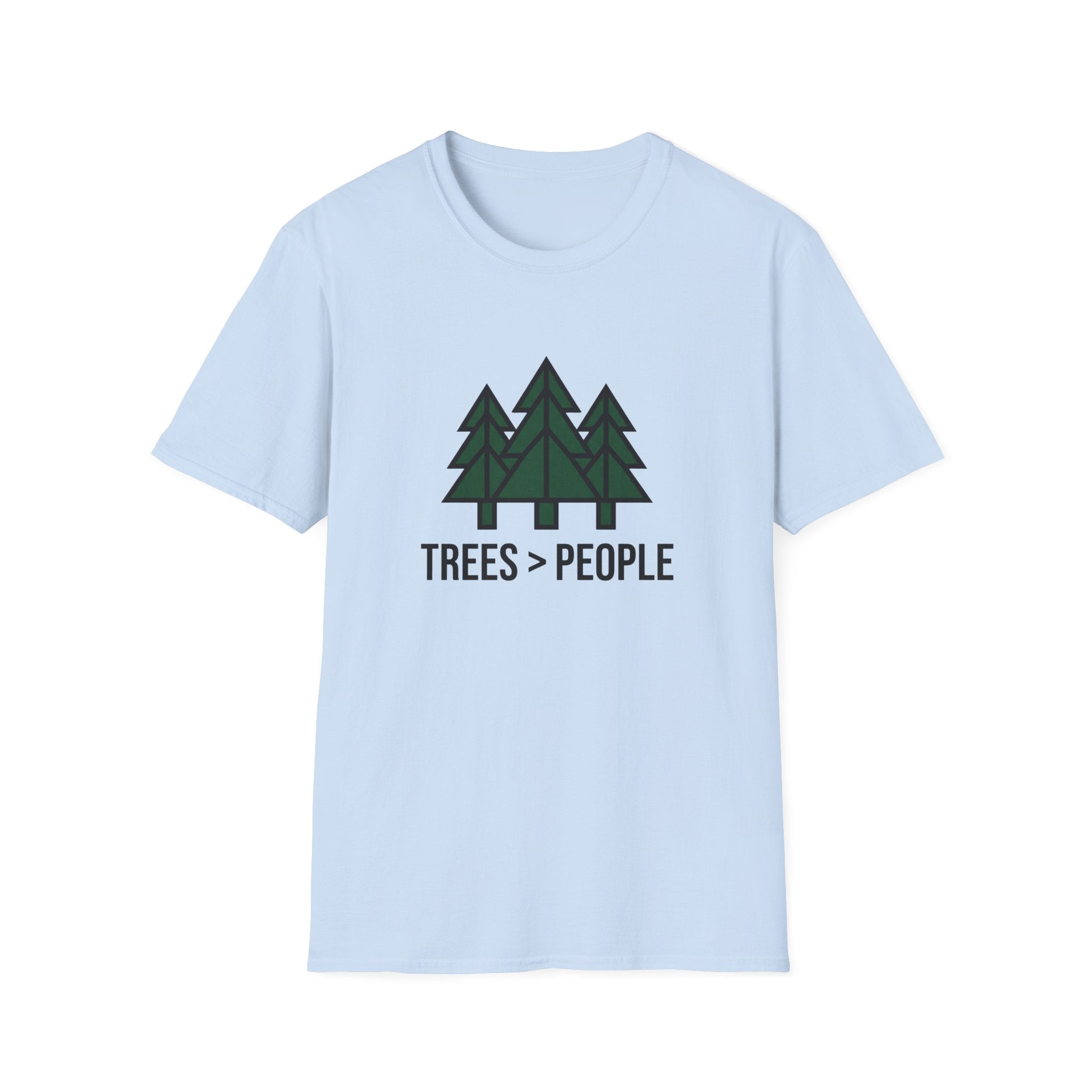 Trees > People Minimalist Pine T-Shirt