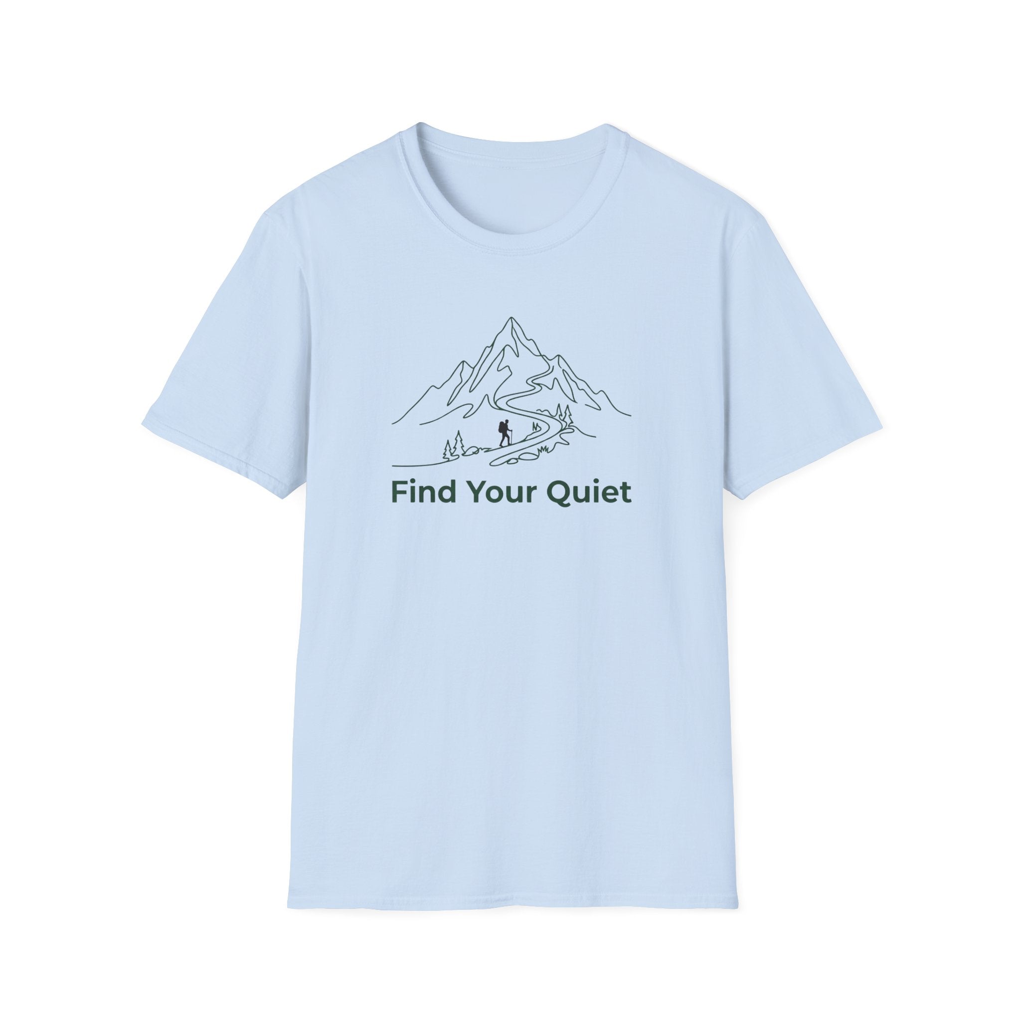 Find Your Quiet Minimalist Mountain T-Shirt