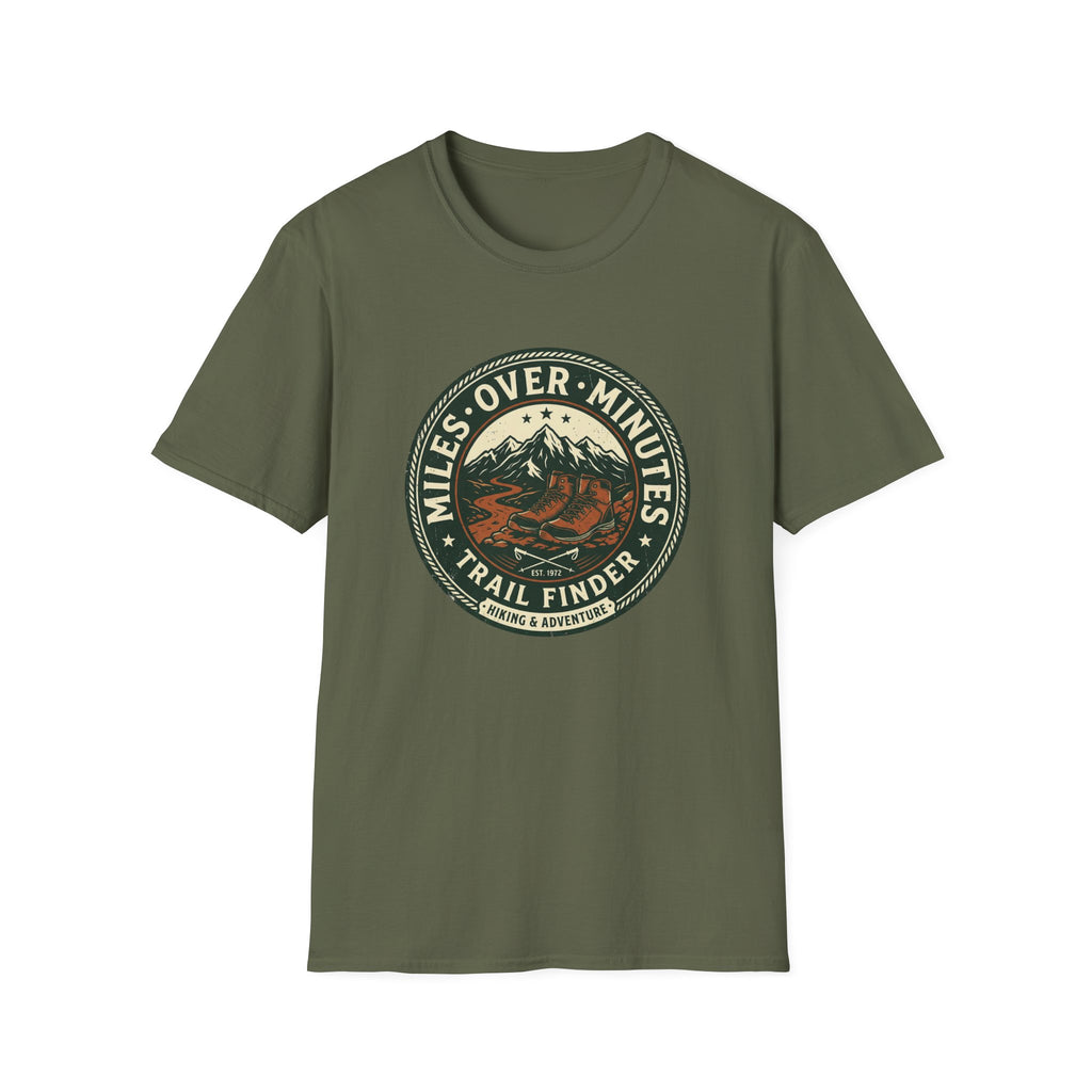 Trail Finder Miles Over Minutes T-Shirt