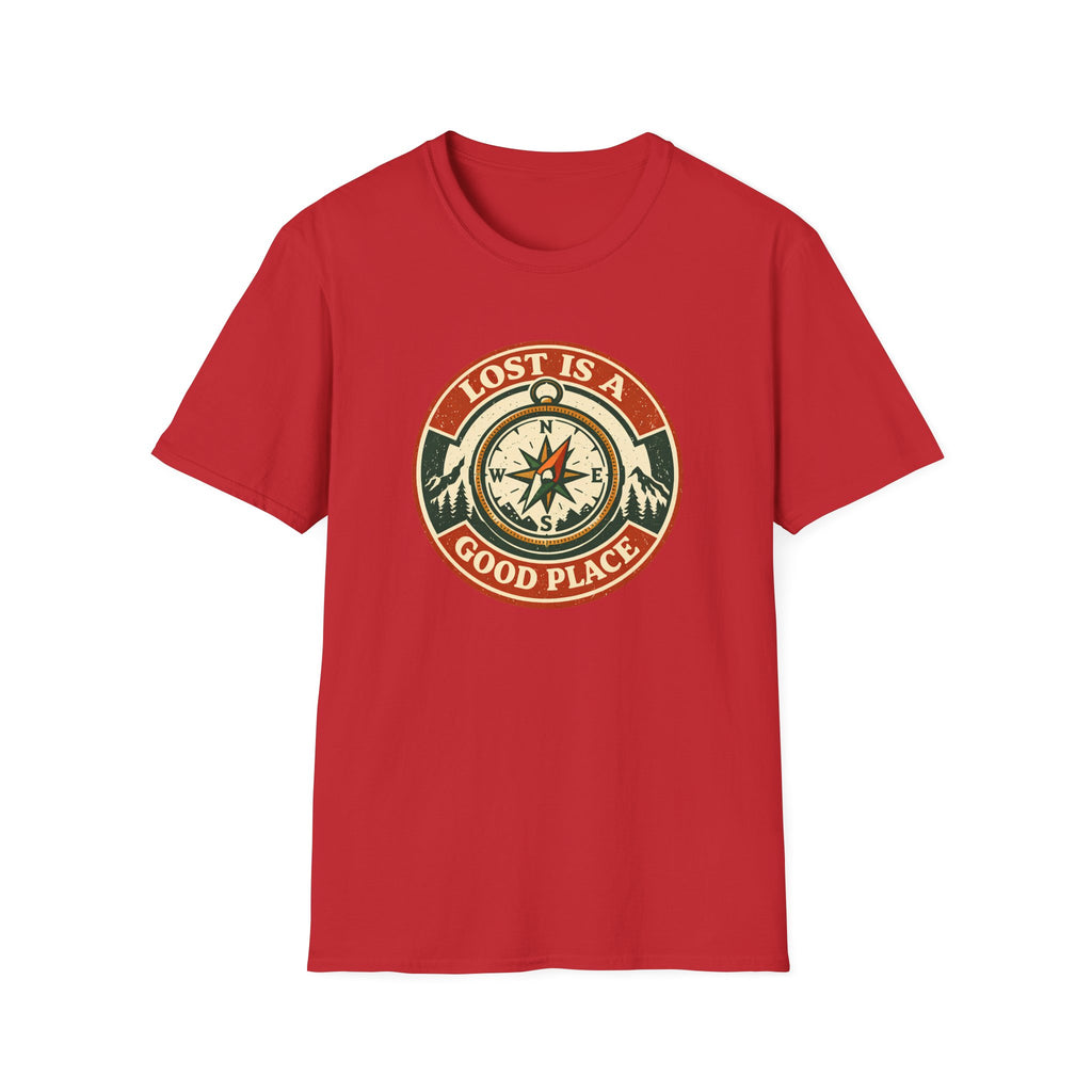 Lost Is A Good Place Vintage Compass T-Shirt