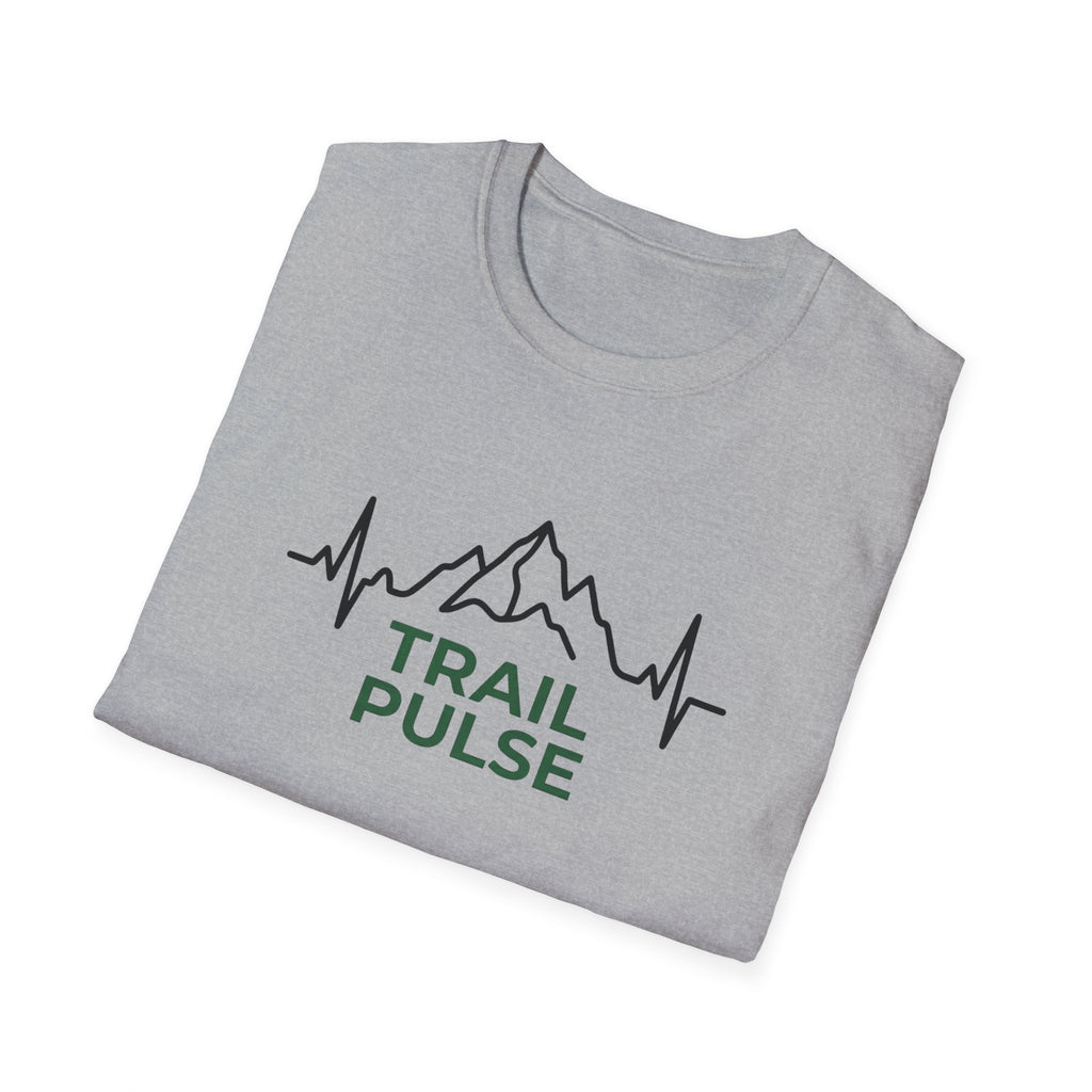 Trail Pulse Heartbeat Mountain T-Shirt