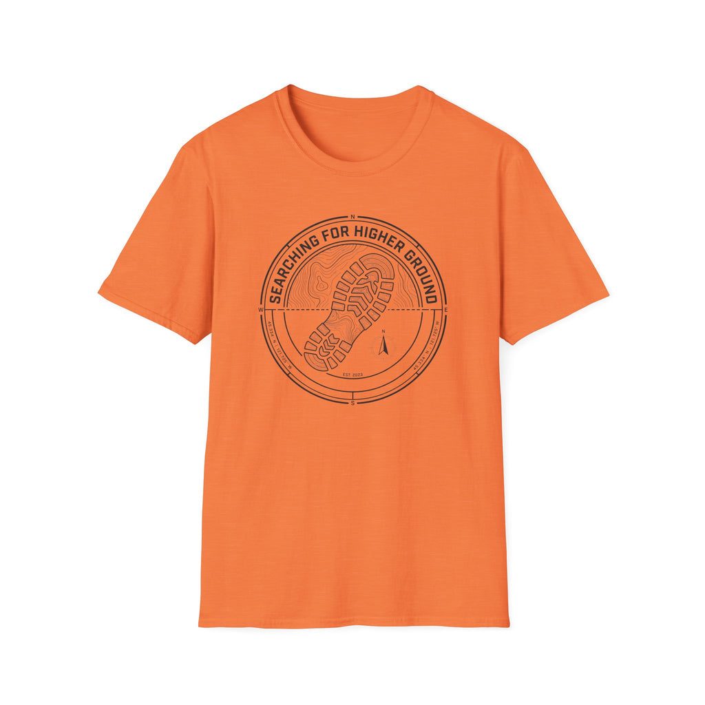 Searching For Higher Ground Topo T-Shirt