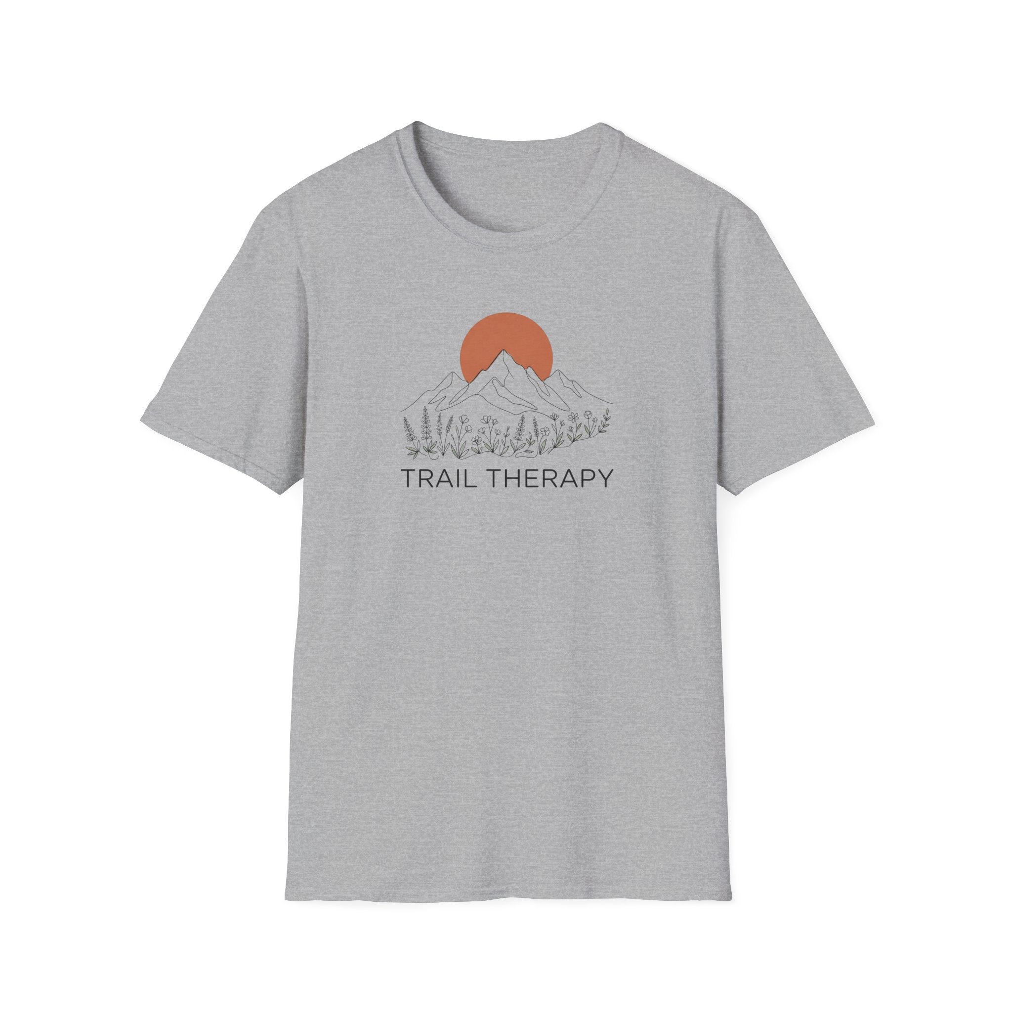 Trail Therapy Minimalist Botanical T-Shirt