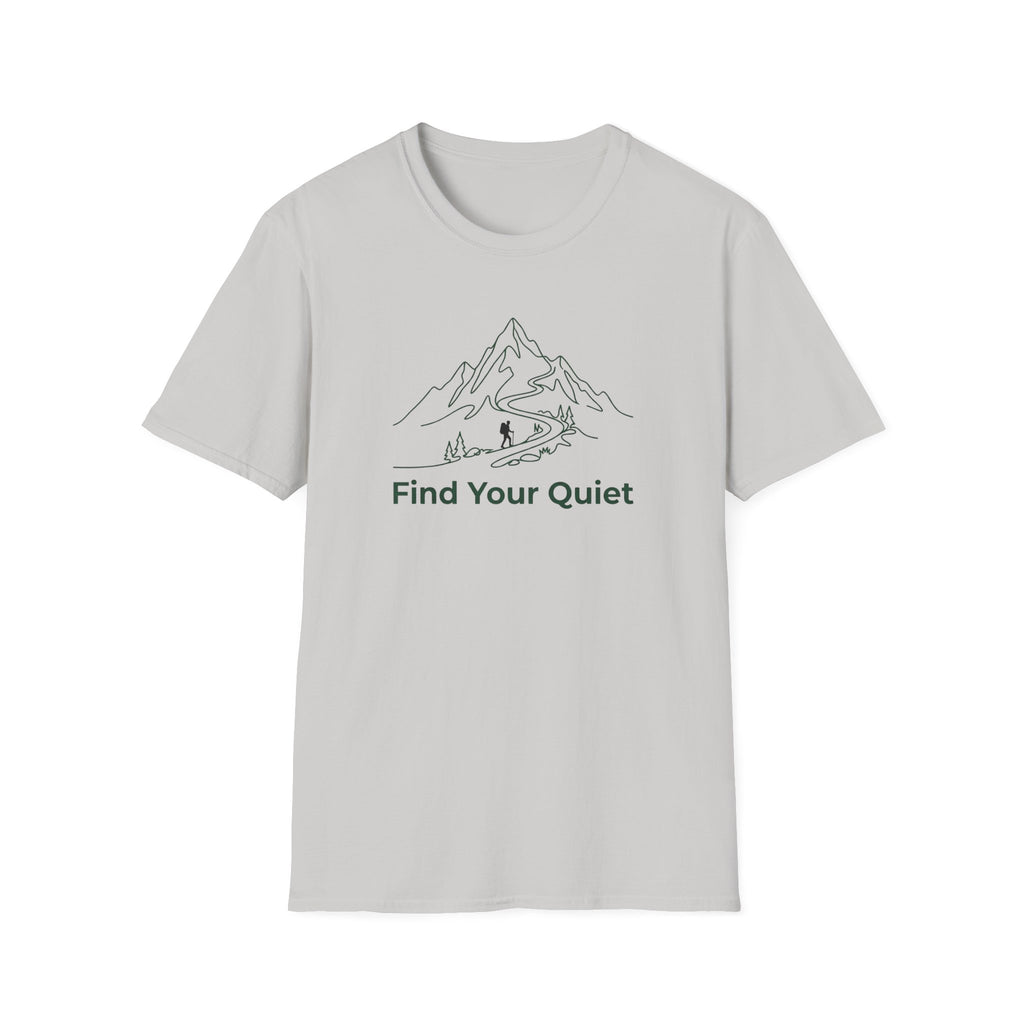 Find Your Quiet Minimalist Mountain T-Shirt