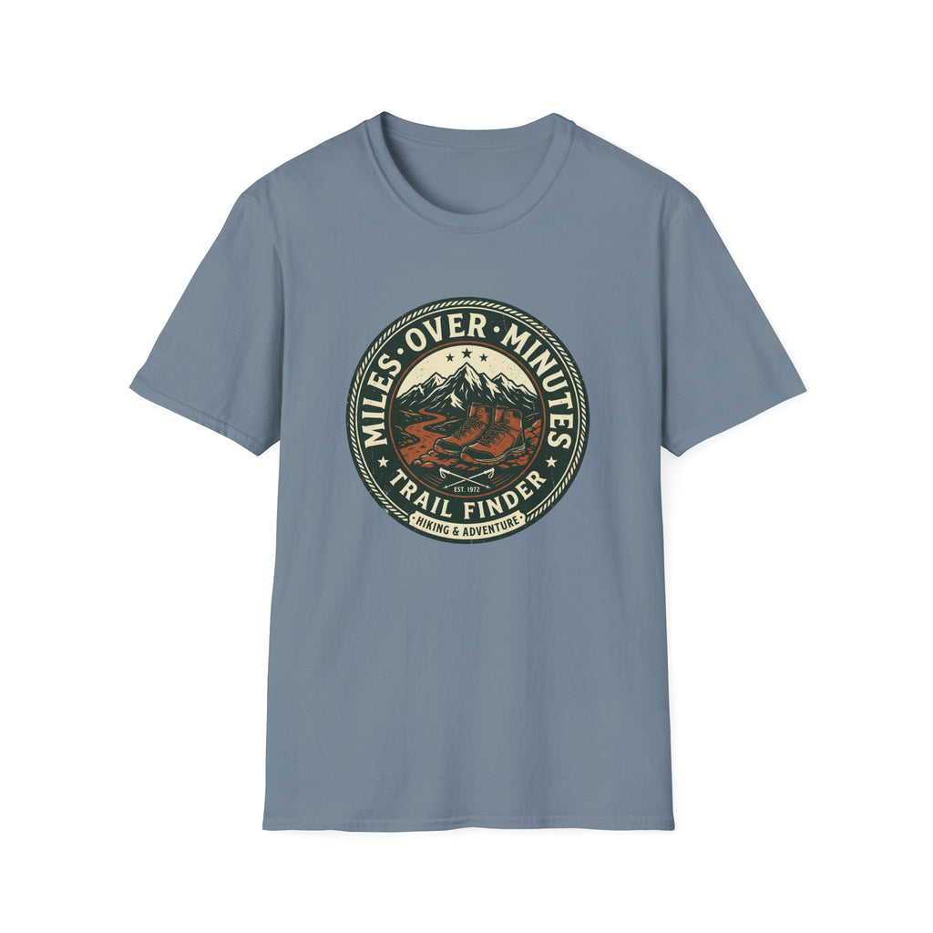 Trail Finder Miles Over Minutes T-Shirt