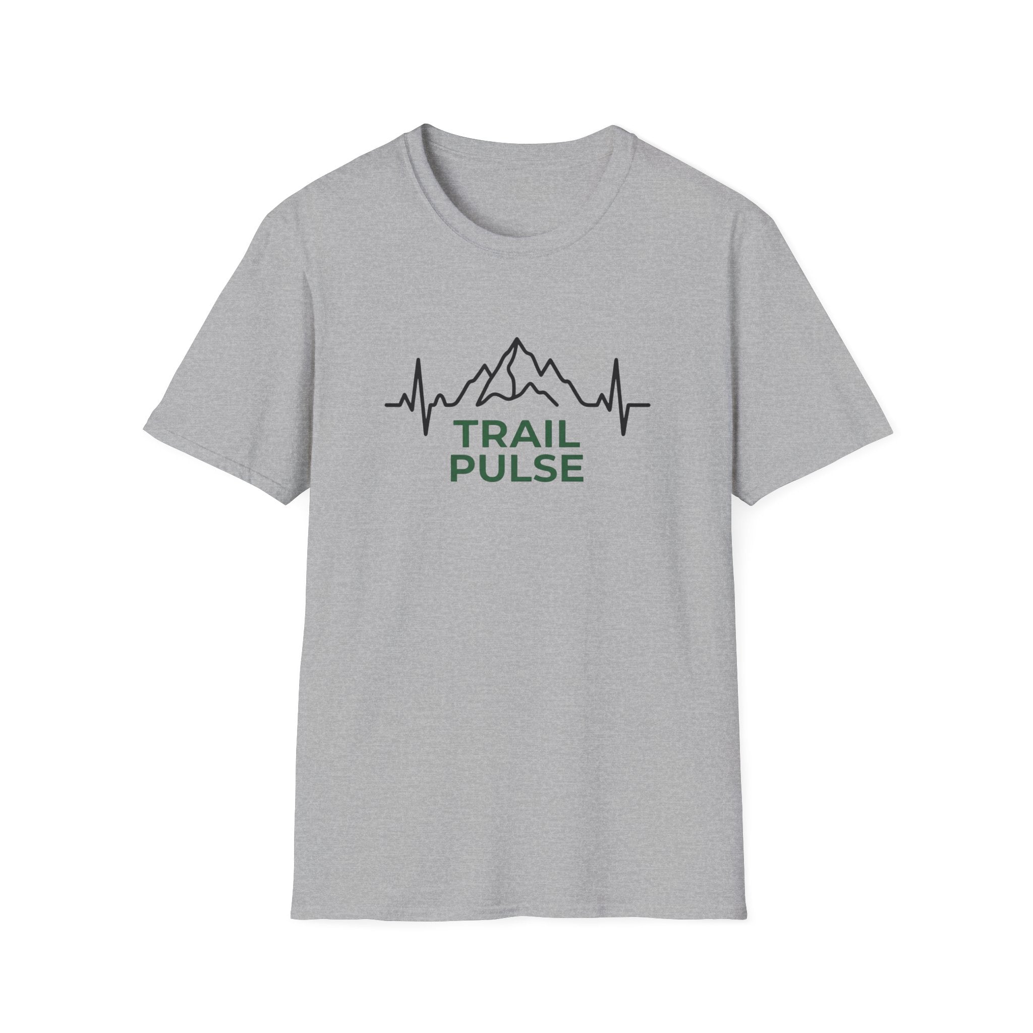 Trail Pulse Heartbeat Mountain T-Shirt
