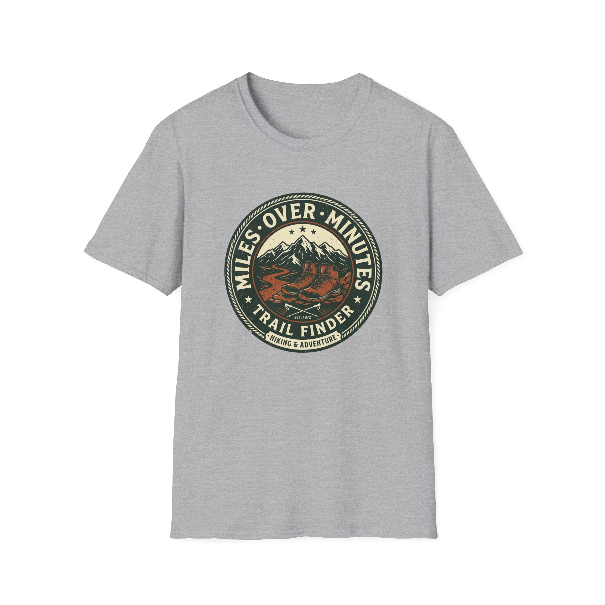 Trail Finder Miles Over Minutes T-Shirt