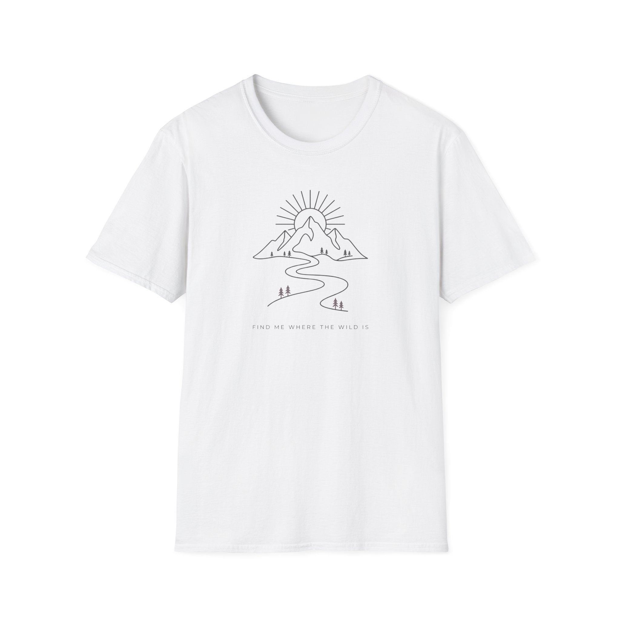 Find Me Where The Wild Is Minimalist T-Shirt