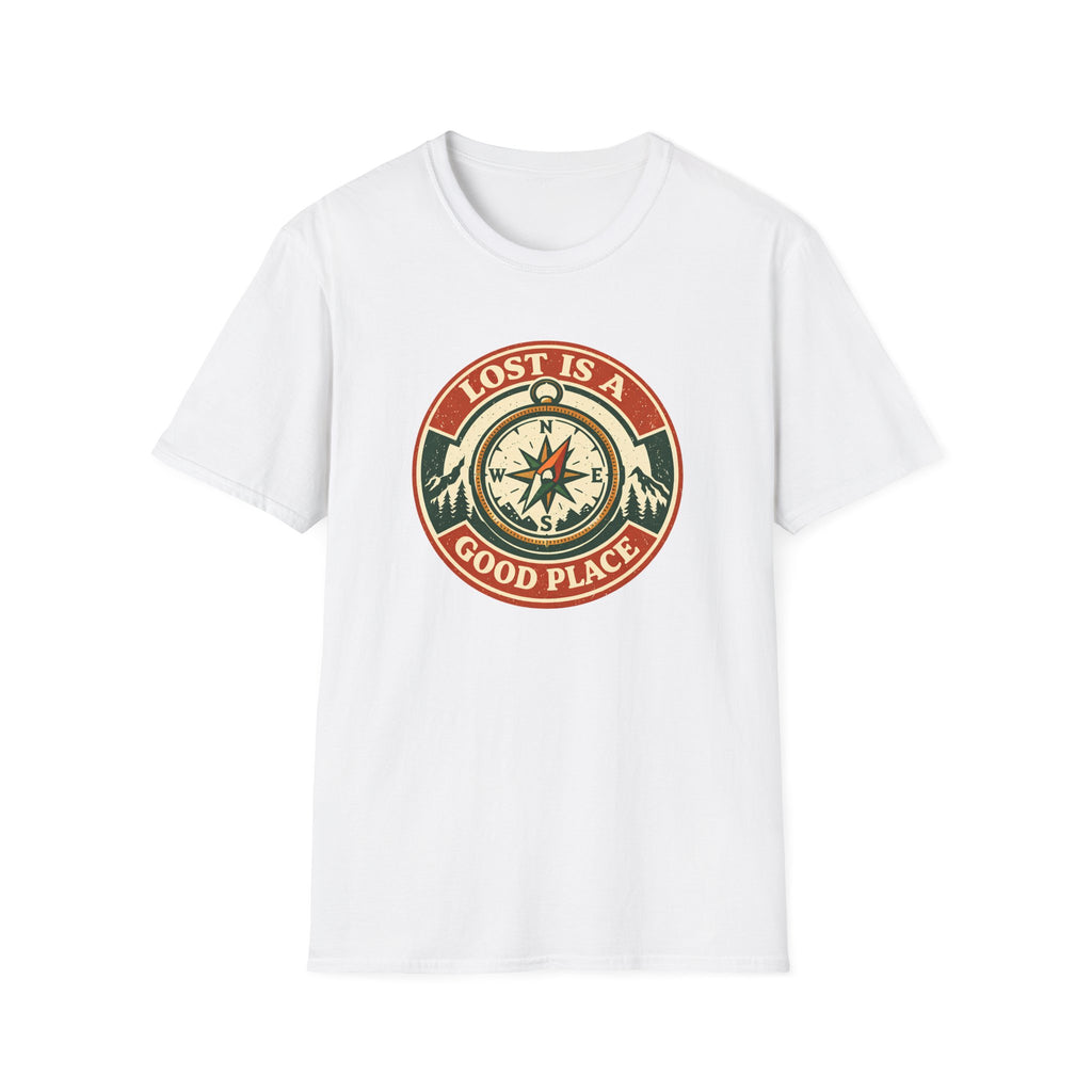 Lost Is A Good Place Vintage Compass T-Shirt
