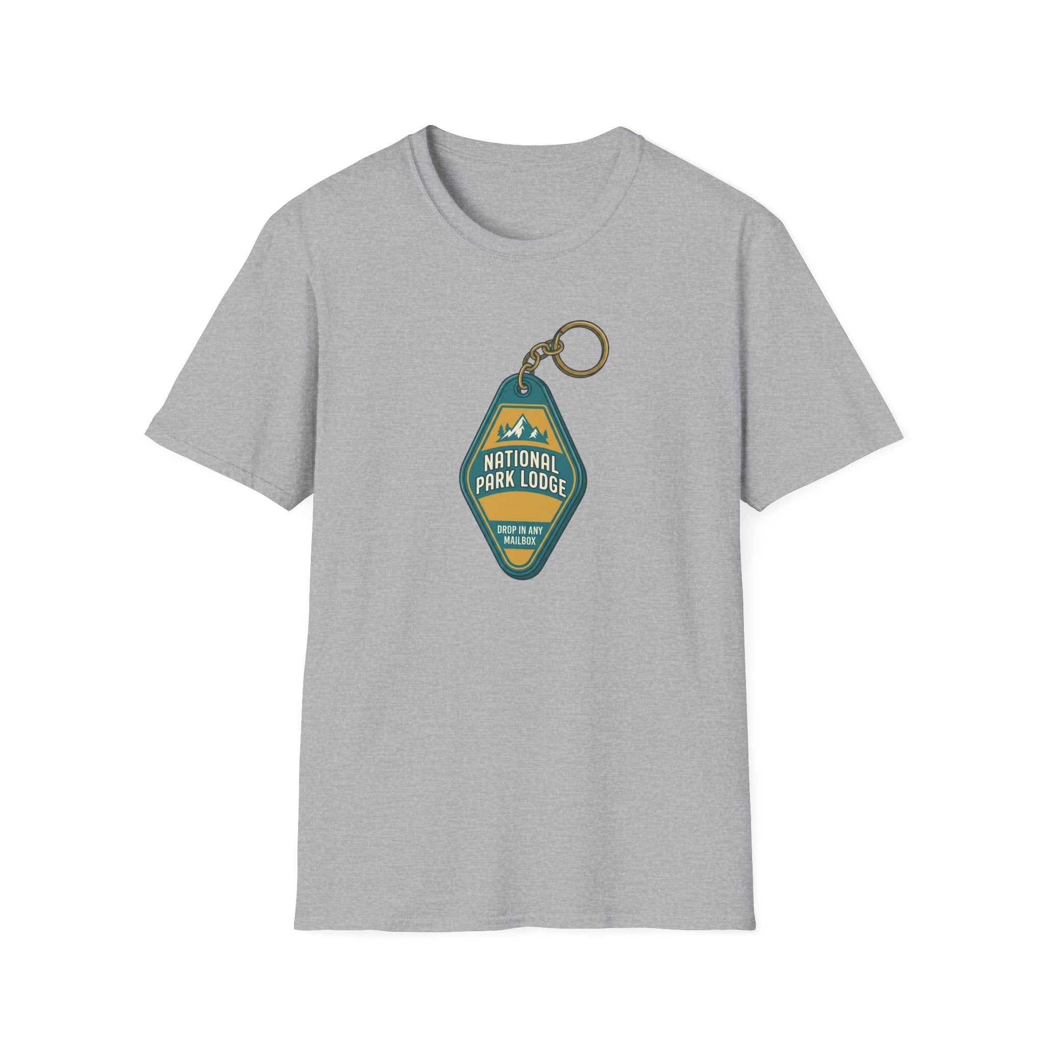 National Park Lodge Vintage Key Tag T-Shirt