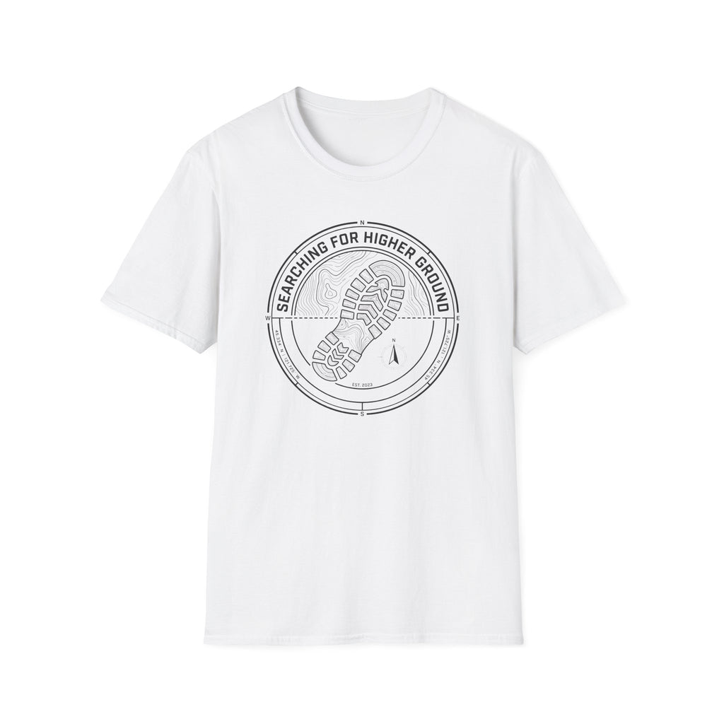 Searching For Higher Ground Topo T-Shirt
