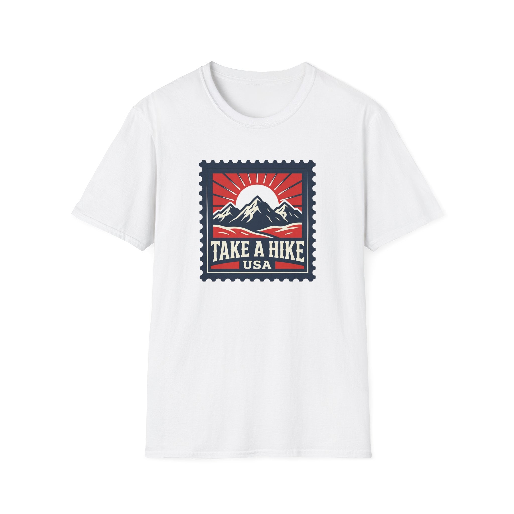 Take A Hike USA Vintage Stamp T-Shirt