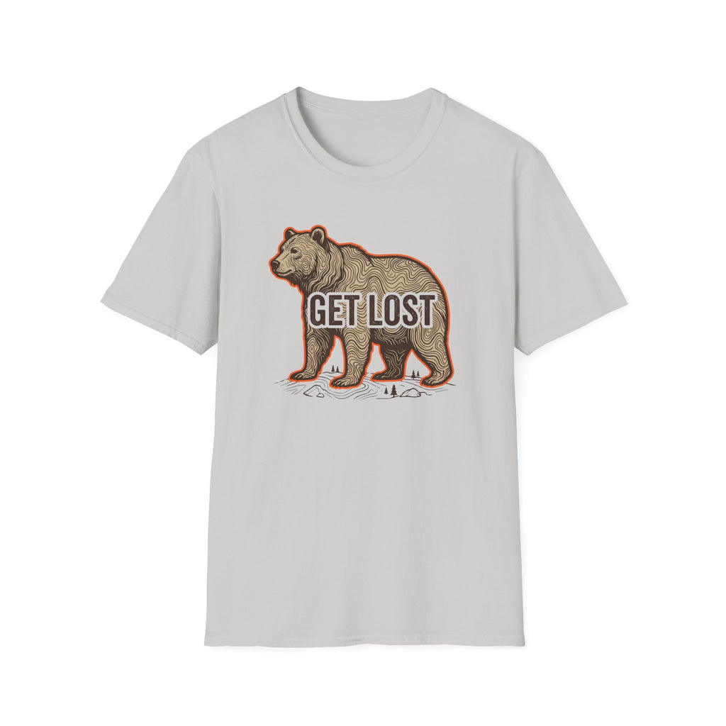 Get Lost Topographic Bear T-Shirt