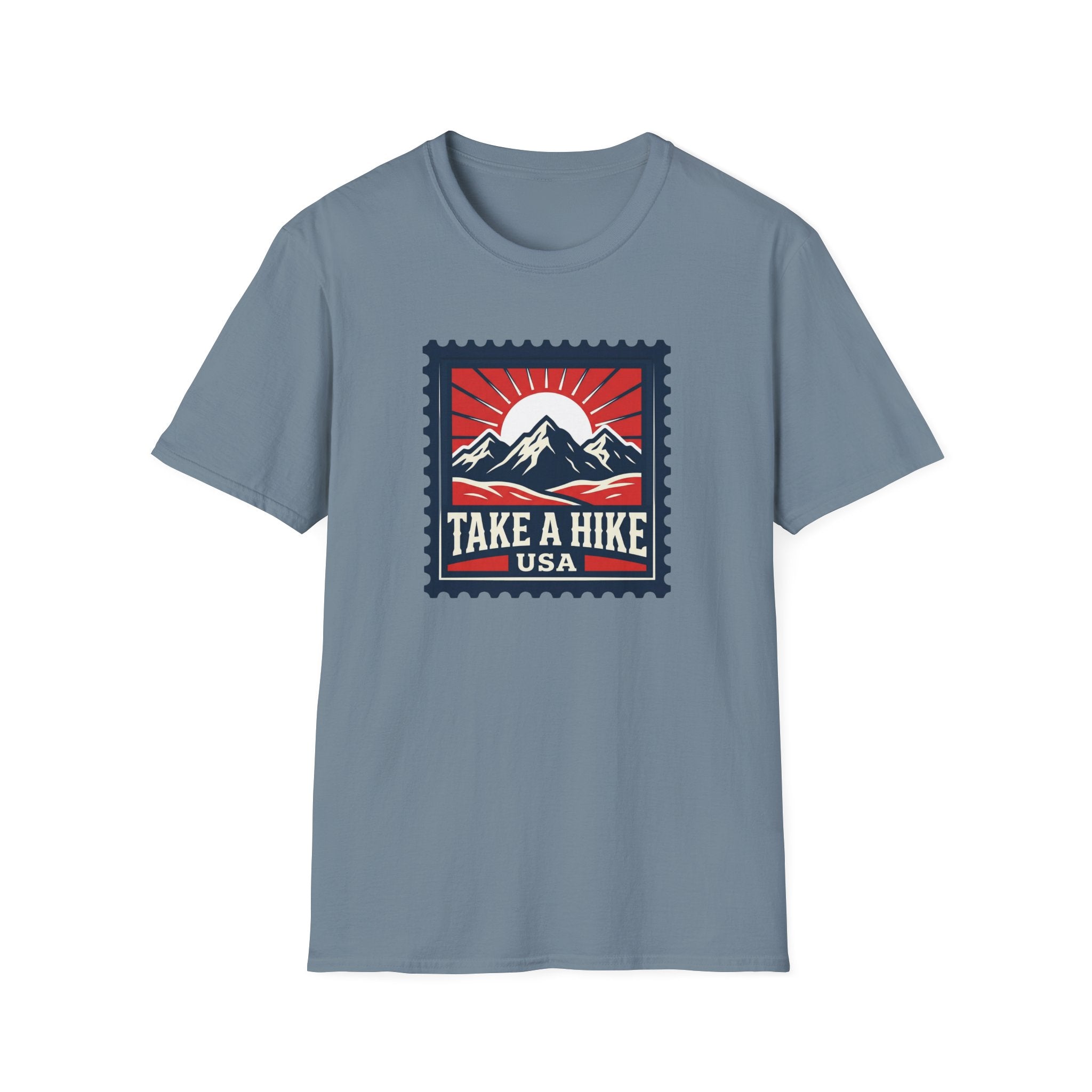Take A Hike USA Vintage Stamp T-Shirt