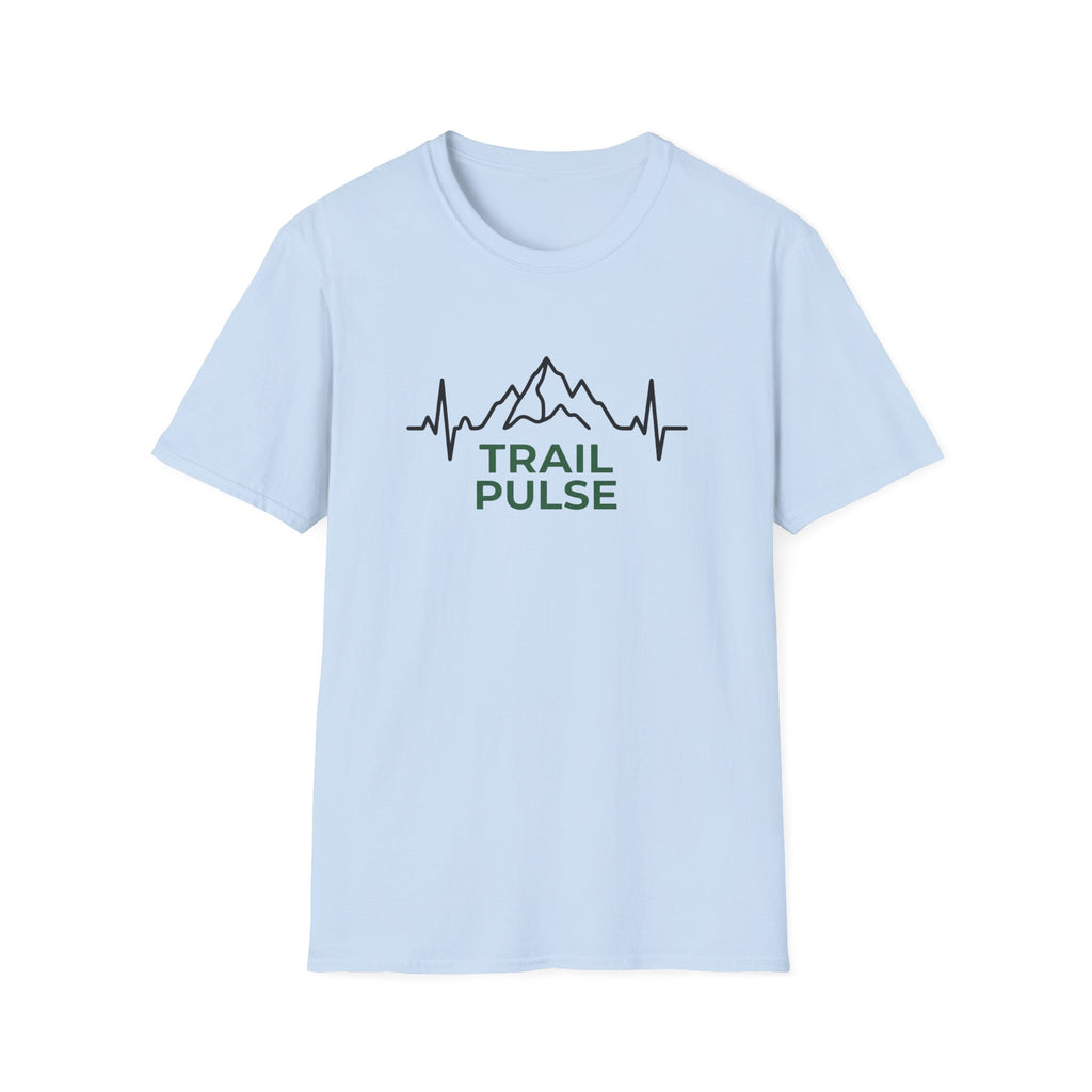 Trail Pulse Heartbeat Mountain T-Shirt