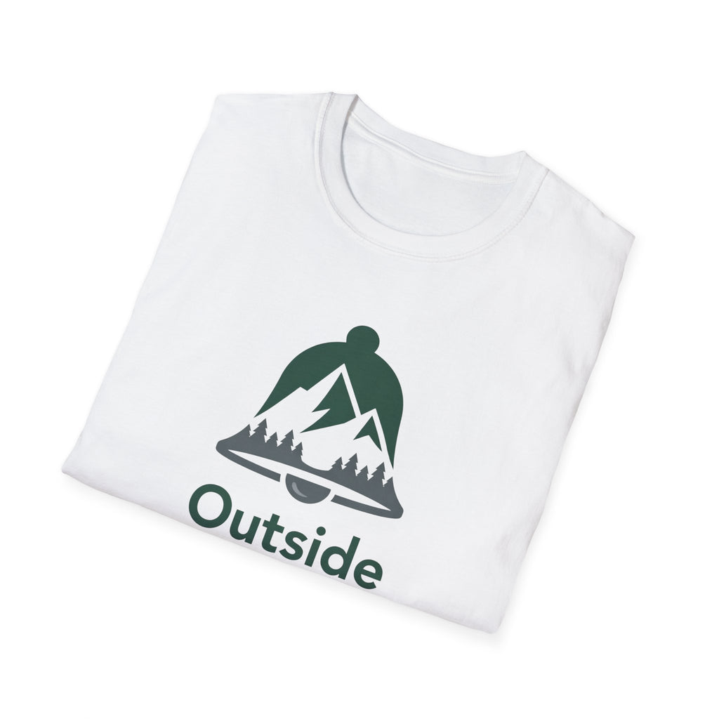 Outside Is Calling Mountain Bell T-Shirt