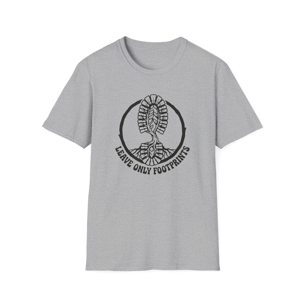 Leave Only Footprints Rooted Boot T-Shirt
