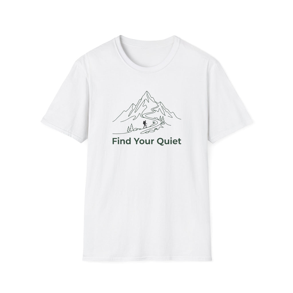Find Your Quiet Minimalist Mountain T-Shirt