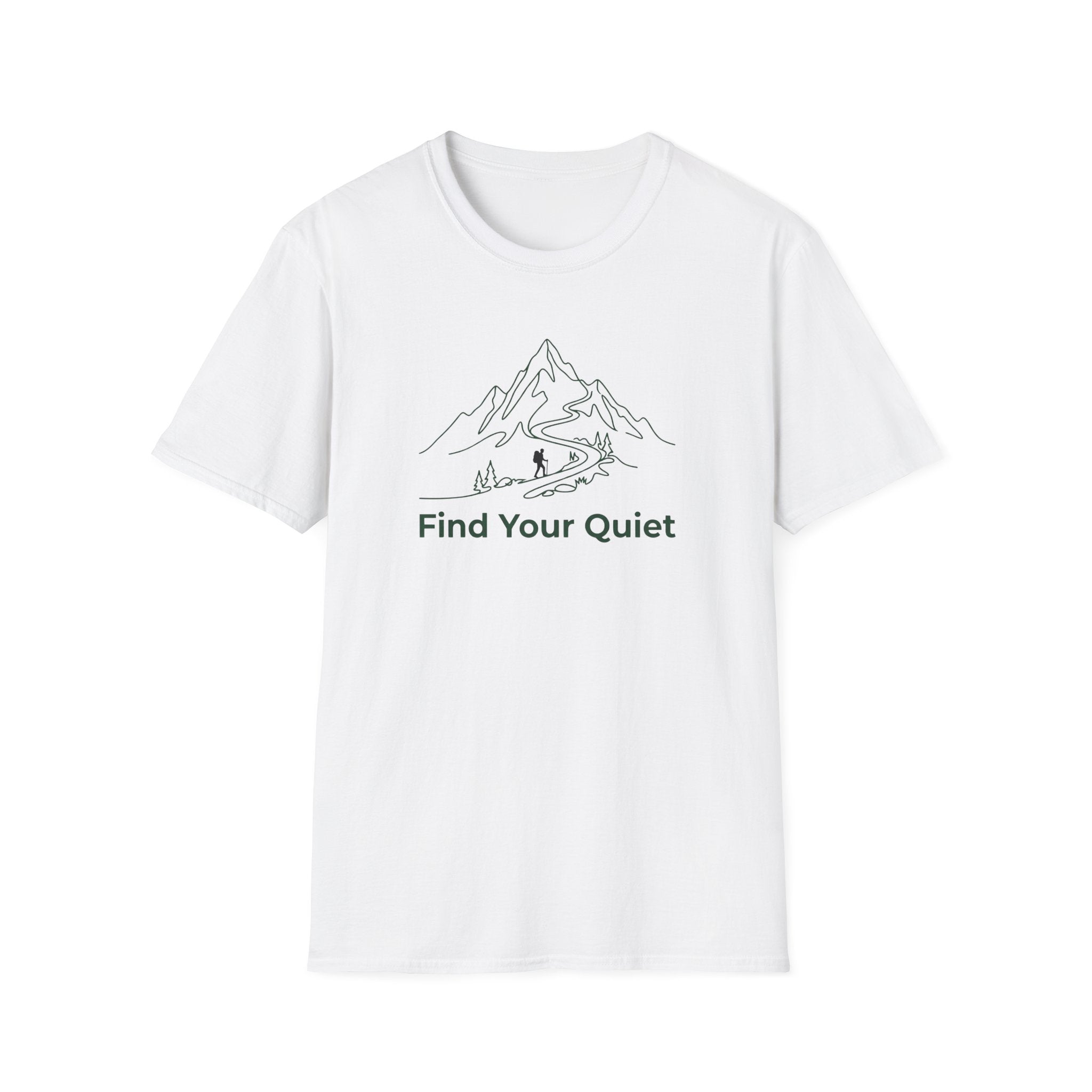 Find Your Quiet Minimalist Mountain T-Shirt
