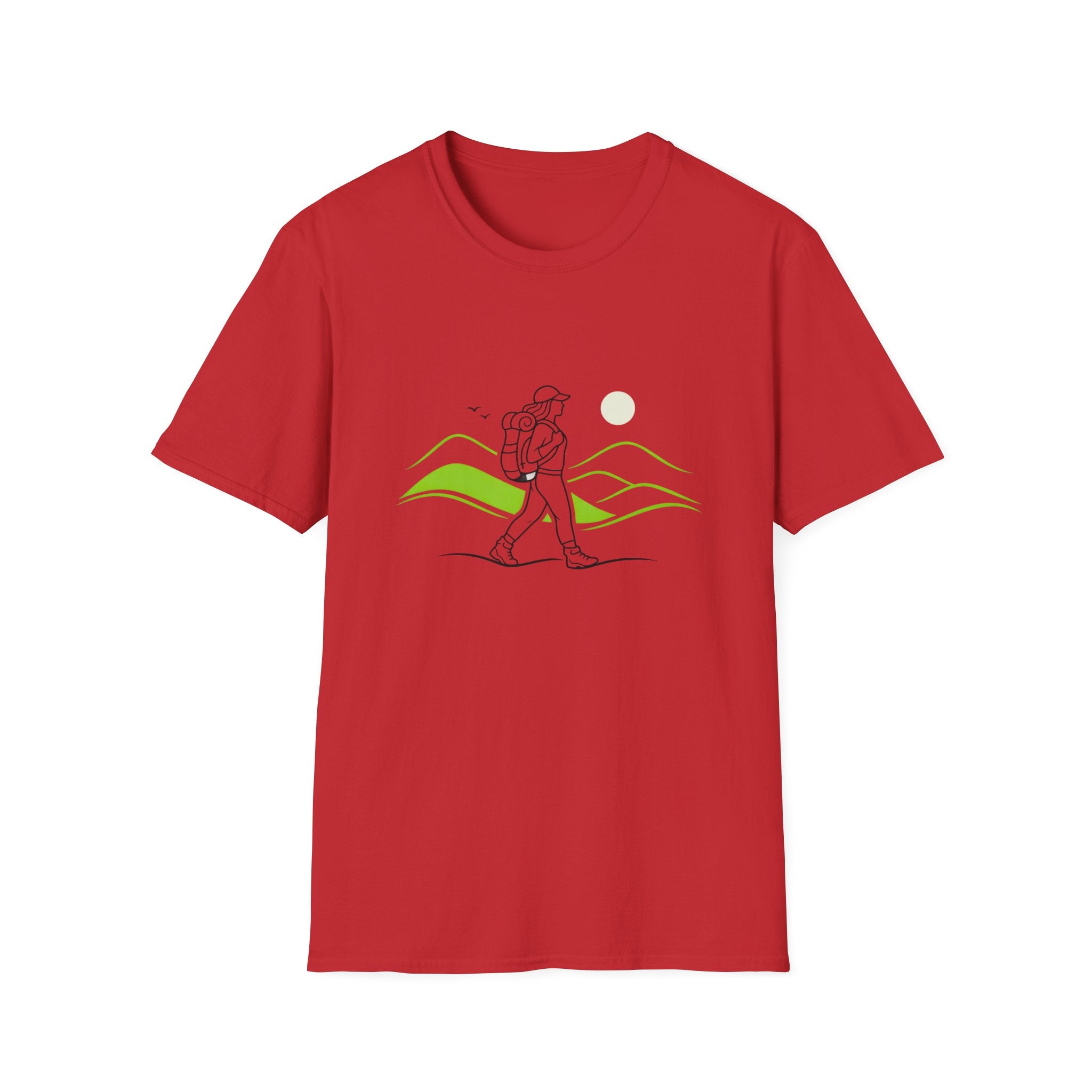 Solo Trek Minimalist Line Art T-Shirt