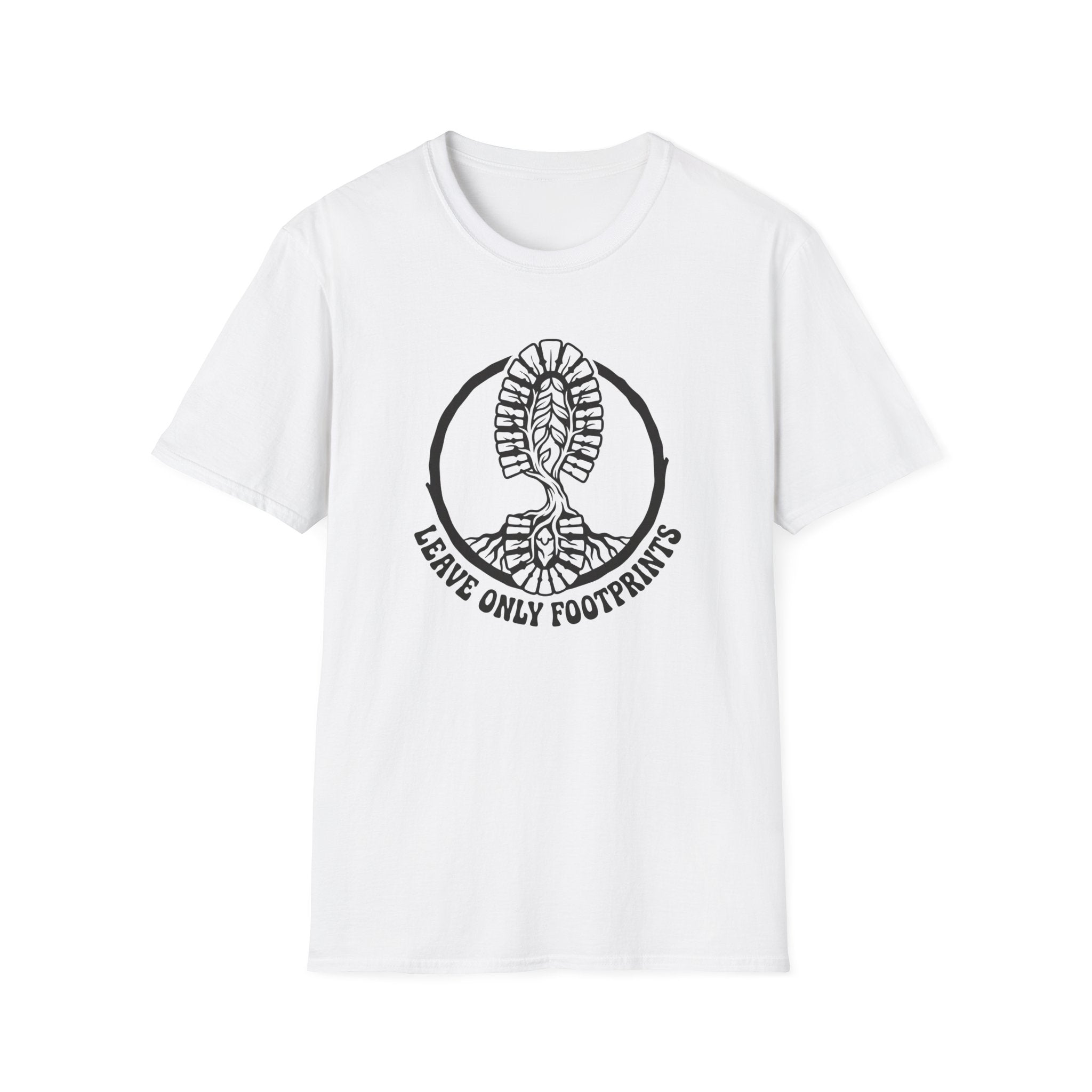 Leave Only Footprints Rooted Boot T-Shirt