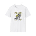 Powered By Trail Mix And Anxiety Funny Raccoon T-Shirt