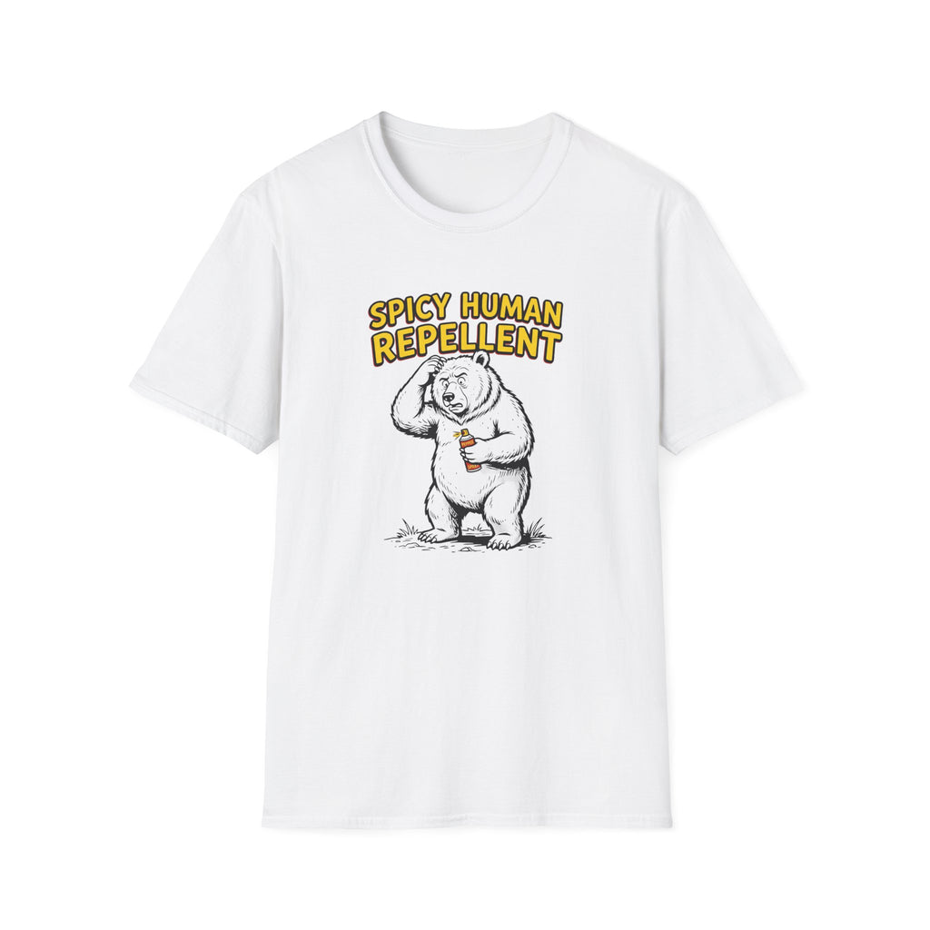 Spicy Human Repellent Funny Bear T-Shirt