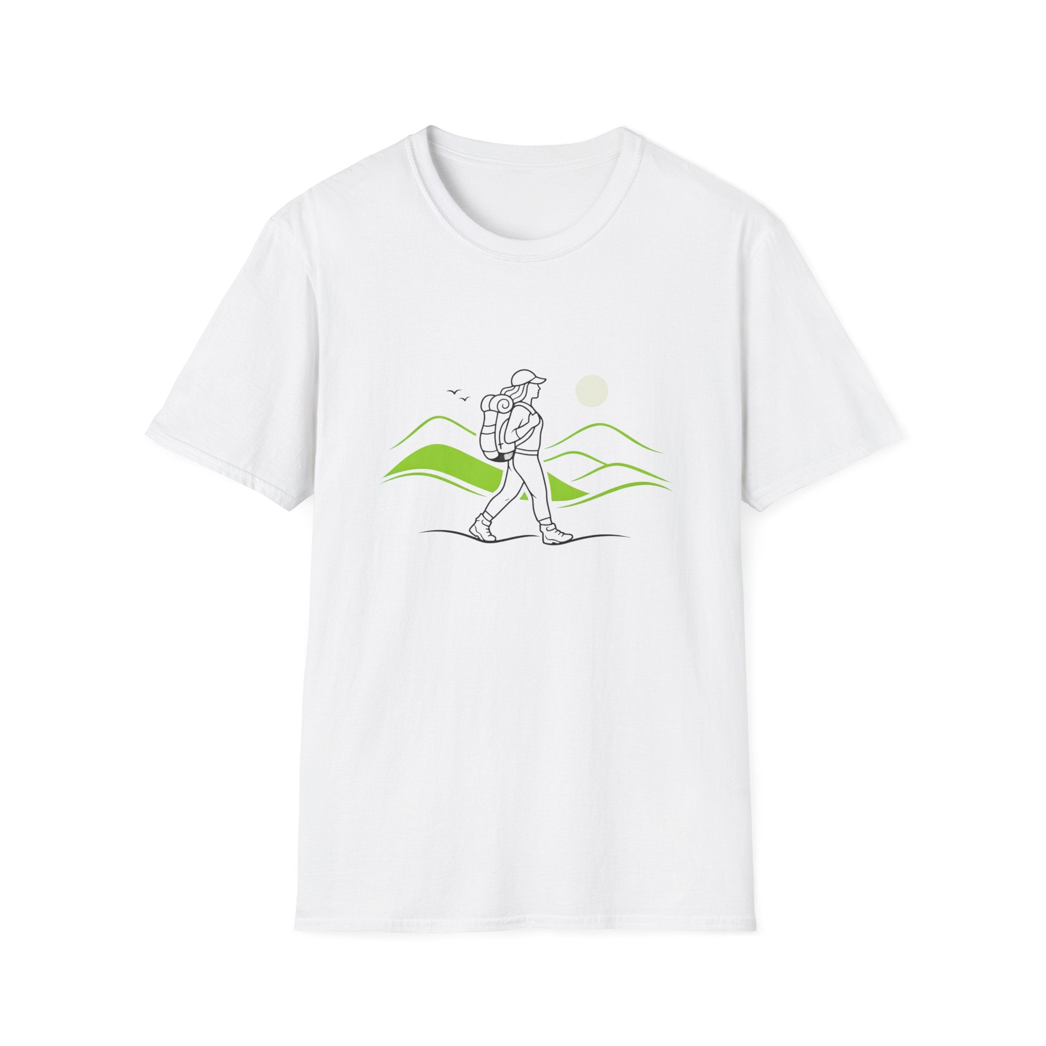 Solo Trek Minimalist Line Art T-Shirt